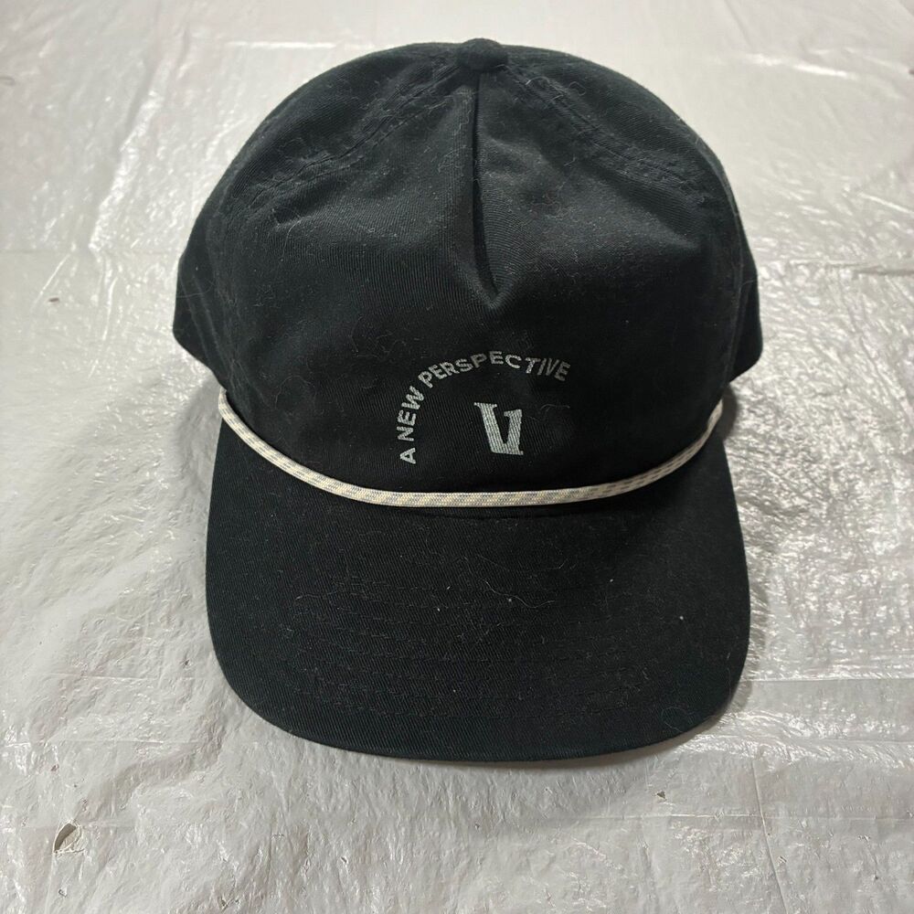 Vuori Perspectives Rope Hat Mens OSFA Snapback Navy Adjustable Cotton Outdoors